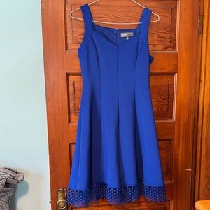 Donna Ricco  Royal Blue Midi Dress SZ 12